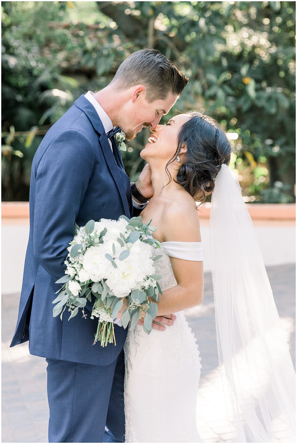 Happy Bride and groom | Rancho Las Lomas Wedding by Peter and Bridgette