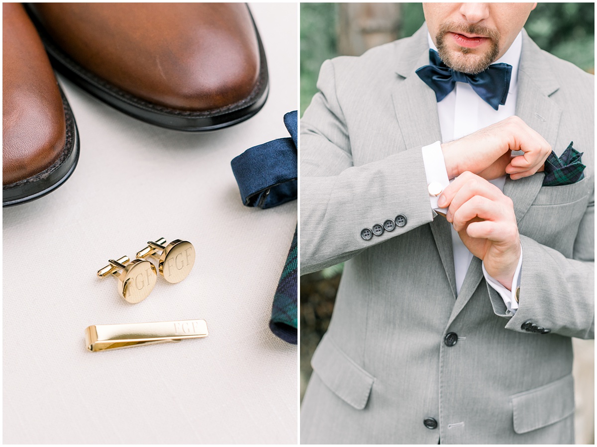 Groom cufflinks | The Castaway Burbank Wedding by Peter and Bridgette