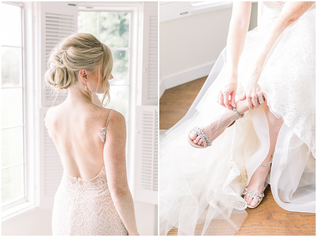 Bride getting ready | The Castaway Burbank Wedding by Peter and Bridgette
